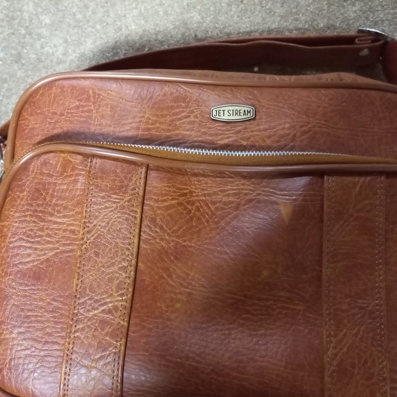 Jet stream tan vintage travel Bag - Picture 1 of 4